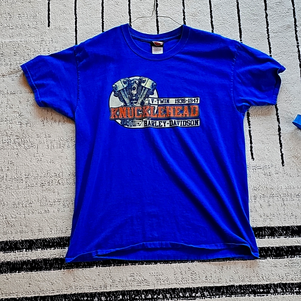 RARE HARLEY KNUCKLEHEAD DEADWOOD SHIRT